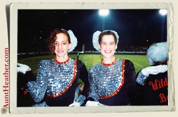 Maggie-Aunt-Heather-Piper-Marching-Band-Latrobe-1992-93