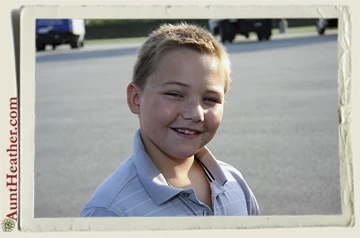 Kyle at Latrobe Airport for his birthday 7-31-10 Aunt Heather Piper