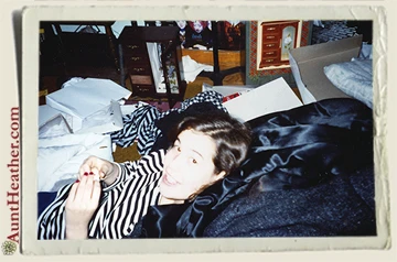 Aunt Heather Piper in Trees Room early 1990s
