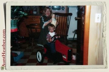 Nicole and Ryan Dec 1979 Aunt Heather Piper