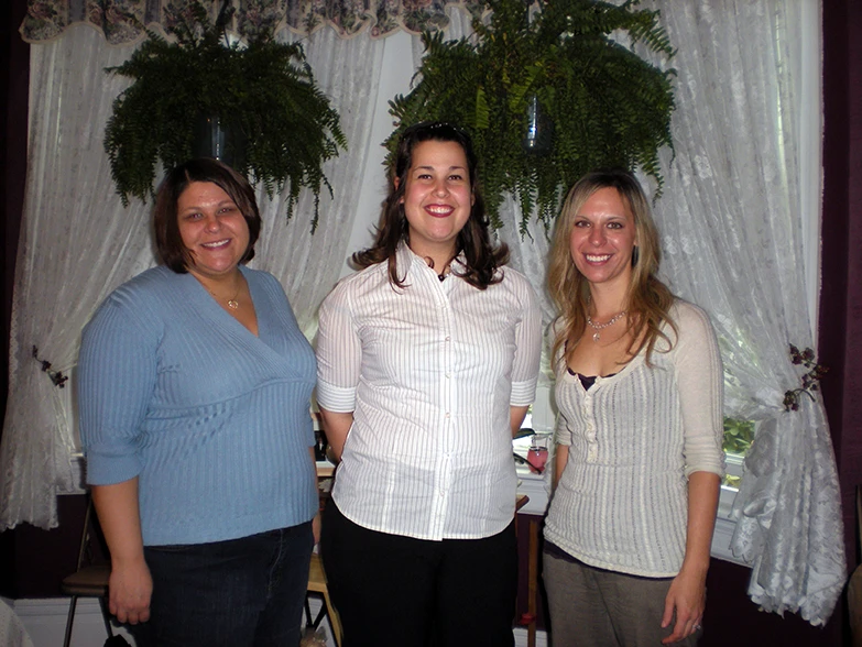 troublesome Trio Tracey & Tree with Aunt Heather Piper 2008